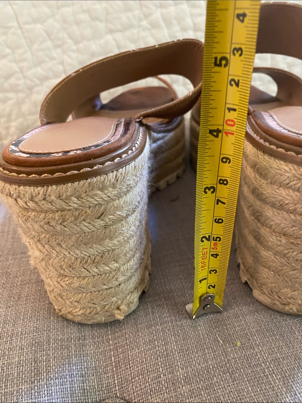 Sam Edelman Women’s Suede Double-Strap Slide Sandals in Tan - Picture 7 of 7